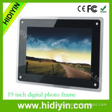 19 inc hNew design picture digital framefree download remote control
